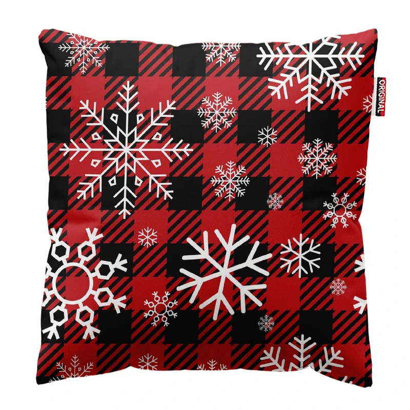 کوسن پاد آفرین طرح زمستان و برف کد 2188 سایز 30*30 سانتی متر