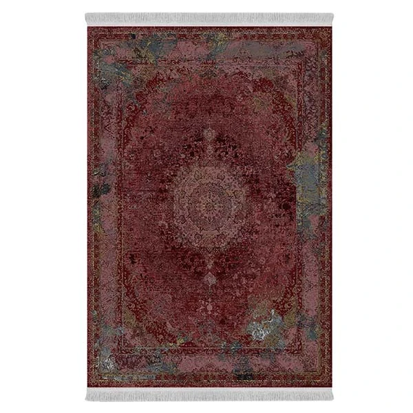 فرش پارچه‌ای دفه مدل فرشینه طرح مدرن کد 472