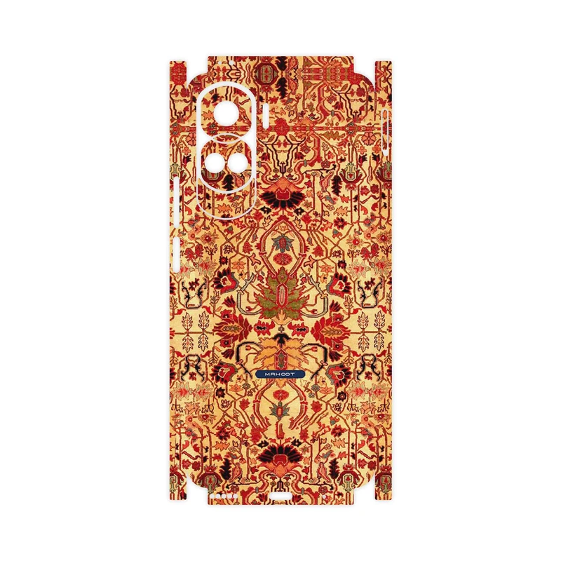 برچسب پوششی ماهوت مدل Persian_Carpet_Yellow-FullSkin مناسب برای گوشی موبایل آنر 90 Lite