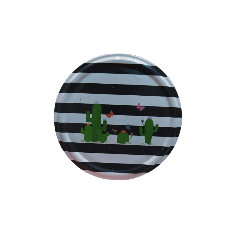 درب بانکه مدل راه راه طرح کاکتوس مجموعه 6 عددی