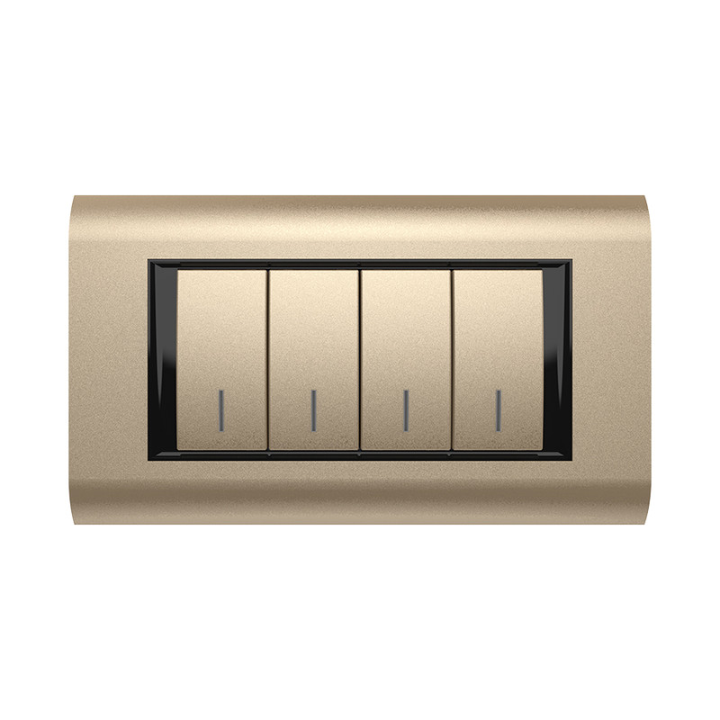 کلید چهار پل ایران الکتریک مدل سیستما M4 به همراه قوطی کلید