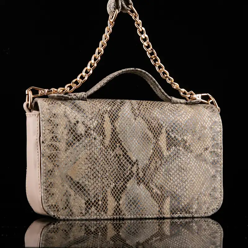 کیف دوشی زنانه چرم یلسان مدل رسپینا کد 2-RSP-037-RTGN