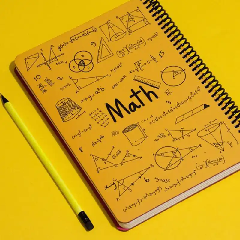 دفتر 200 برگ دات نوت طرح ریاضی مدل هارد کد B05