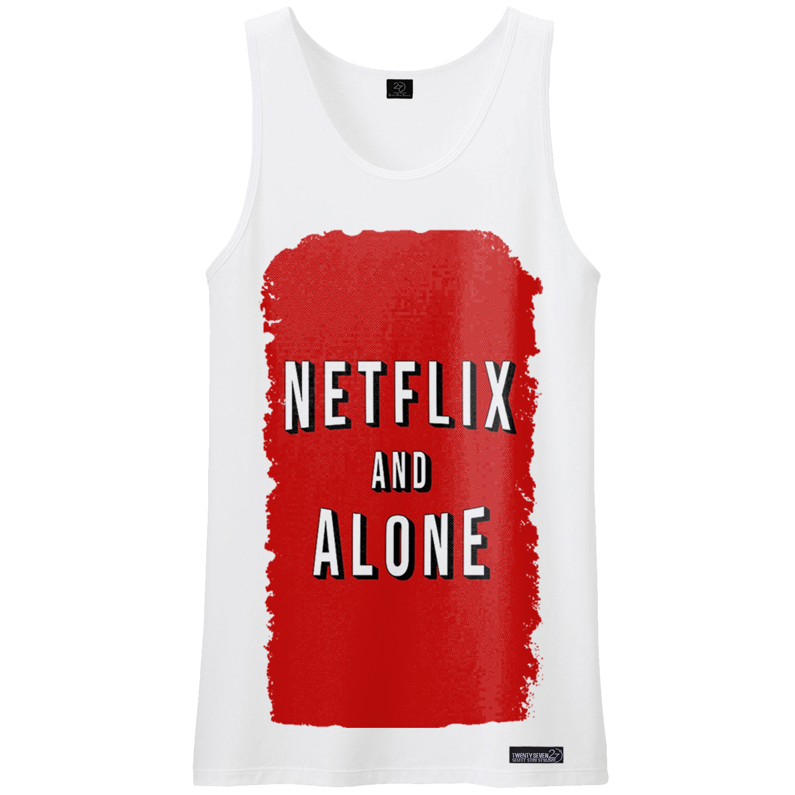 تاپ مردانه 27 مدل Netflix and Alone کد MH1255