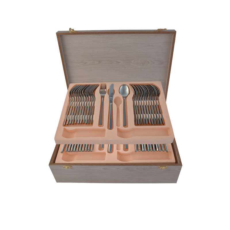 سرویس قاشق و چنگال 72 پارچه ام جی اس مدل DORTMOND(Ch)006