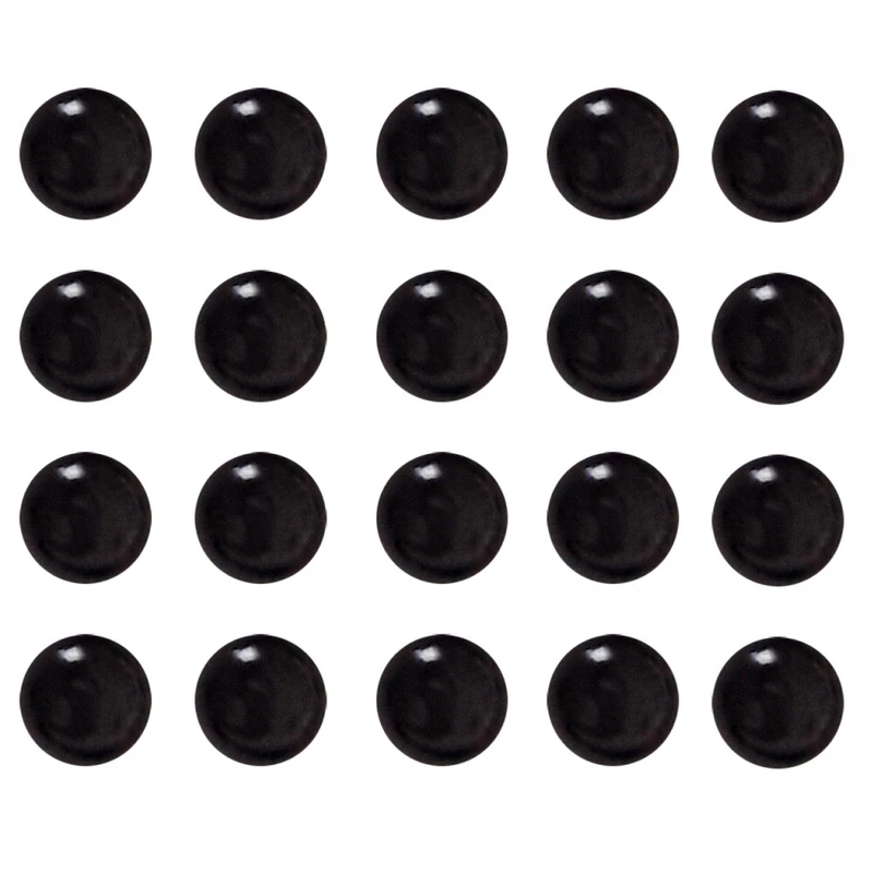 چشم عروسک ملورین هنر طرح گرد مدل لپه ای کد 10 بسته 20 عددی