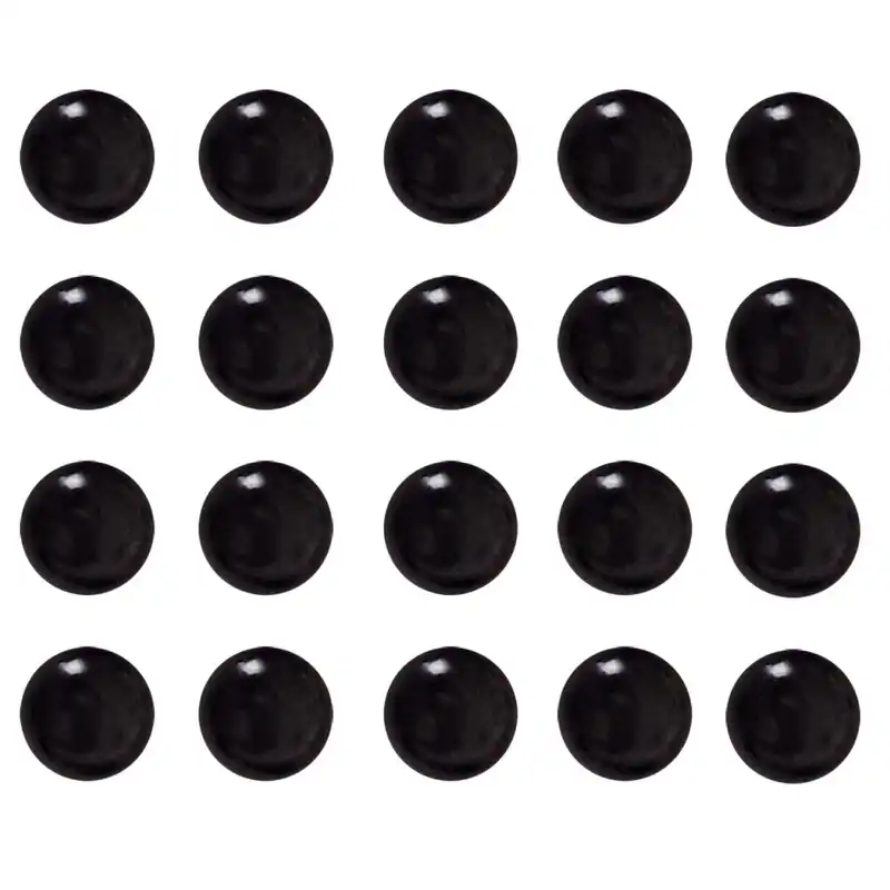 چشم عروسک ملورین هنر طرح گرد مدل لپه ای کد 10 بسته 20 عددی