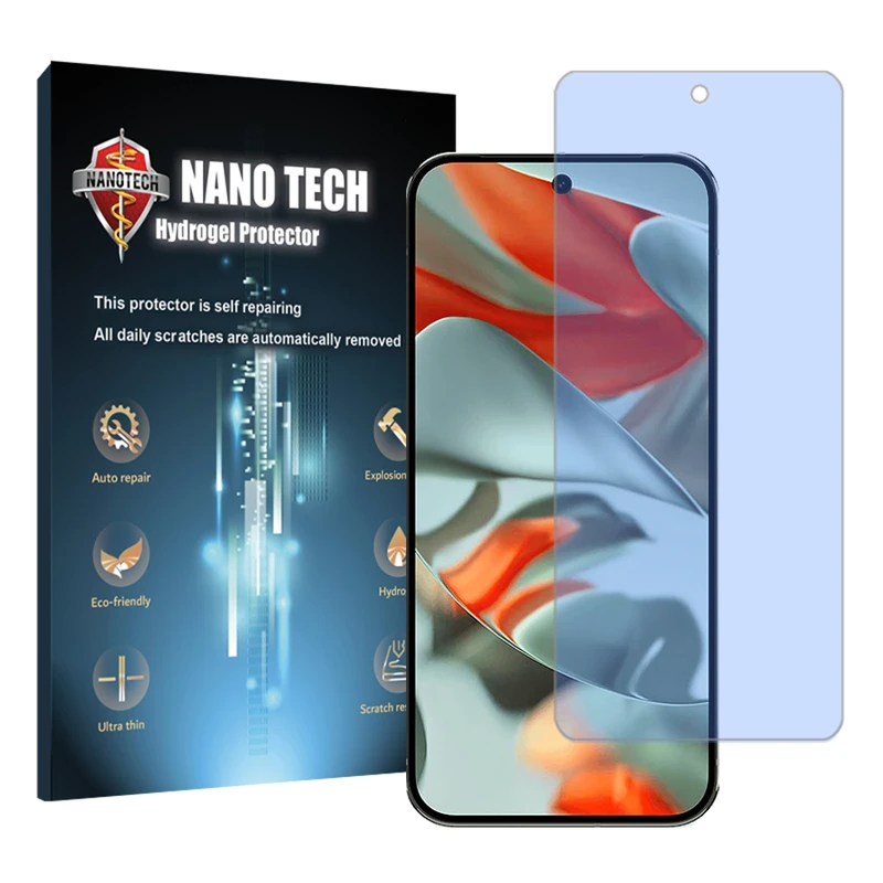 محافظ صفحه نمایش ضد اشعه آبی نانو تک مناسب برای گوشی موبایل گوگل Pixel 9 Pro XL