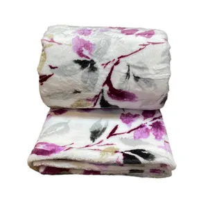 پتو مسافرتی 1 نفر مدل گلدار سایز 200x170 سانتی‌متر