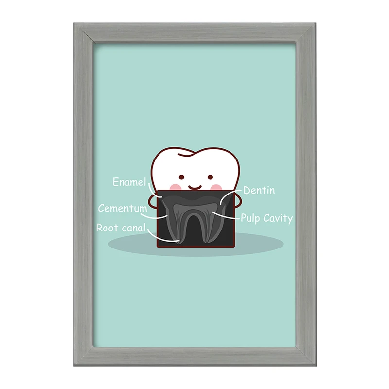 تابلو خندالو طرح دندان و دندان پزشکی کودکانه کد 36730