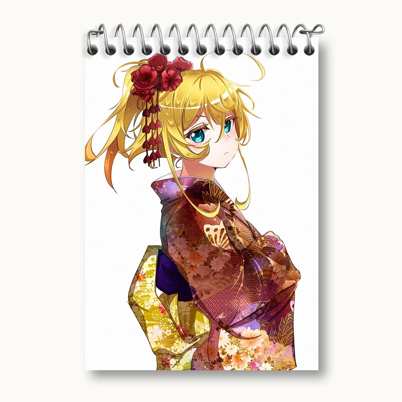 دفتر یادداشت 50 برگ خندالو مدل تانیا انیمه یوجو سنکی کد 34675