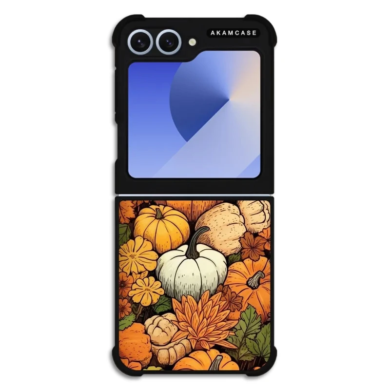 کاور آکام مدل AMC-WSGZFLIP6-PUMPKIN-5 مناسب برای گوشی موبایل سامسونگ Galaxy Z Flip 6