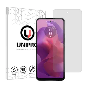 Unipro 4 Star model transparent screen protector suitable for Motorola Moto G24 mobile phone