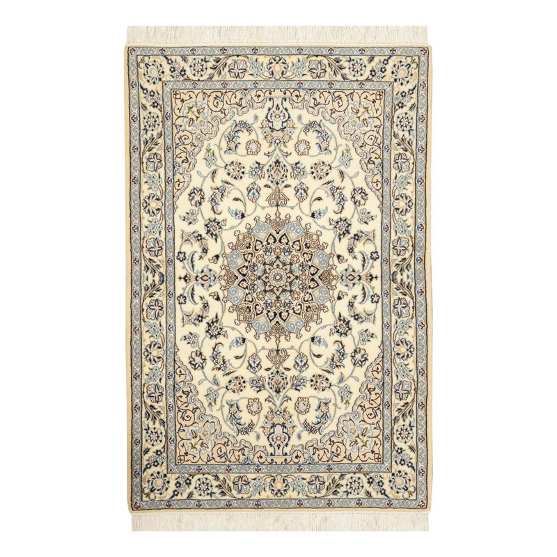 فرش دستبافت ذرع و نیم طرح نایین کد D02428N