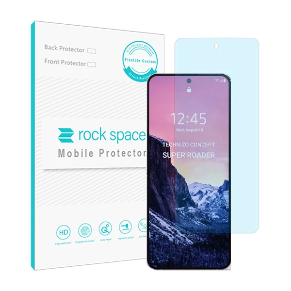 محافظ صفحه نمایش آنتی بلو راک اسپیس کد BLU مناسب برای گوشی موبایل سامسونگ Galaxy Z Flip 5