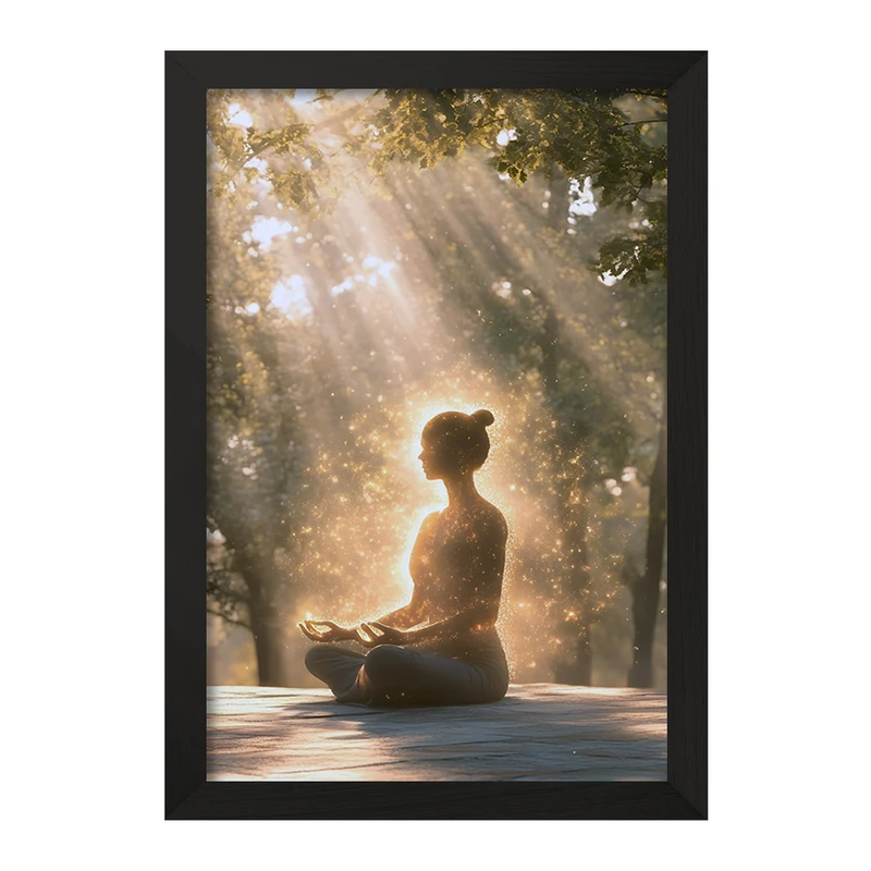 تابلو خندالو مدل مدیتیشن (Meditation) کد F8895