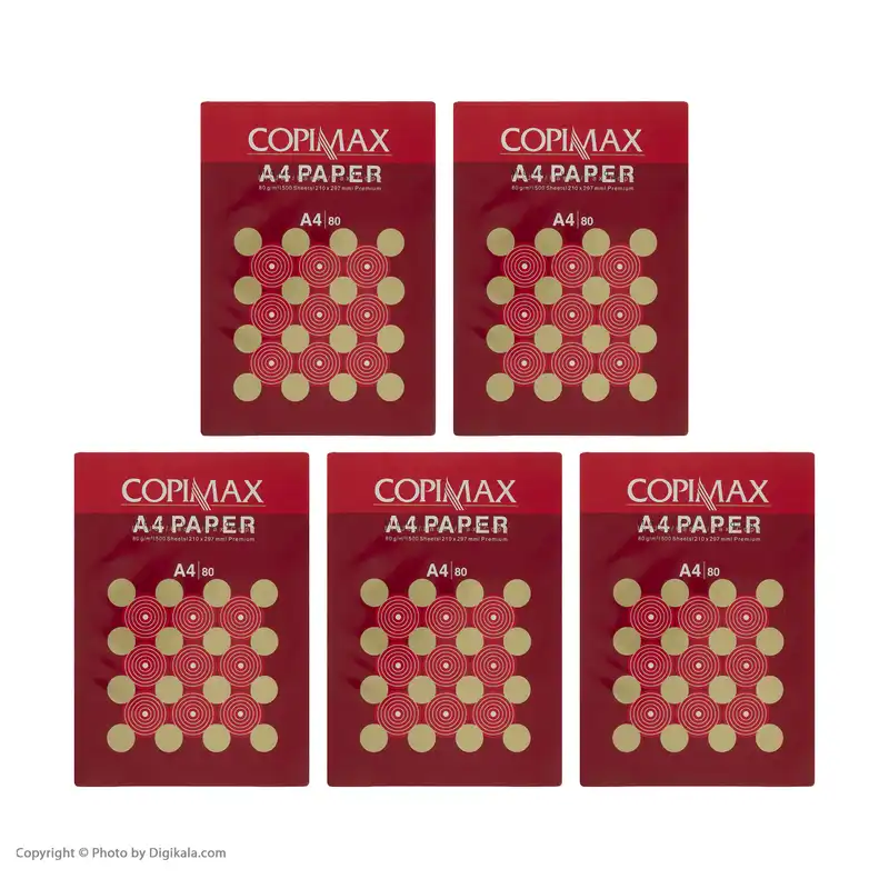 کاغذ A4 کپی مکس مدل Premium بسته 2500 عددی