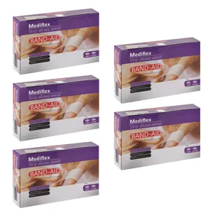 چسب زخم مدیفلکس مدل Band-Aid05 پنج بسته 100 عددی