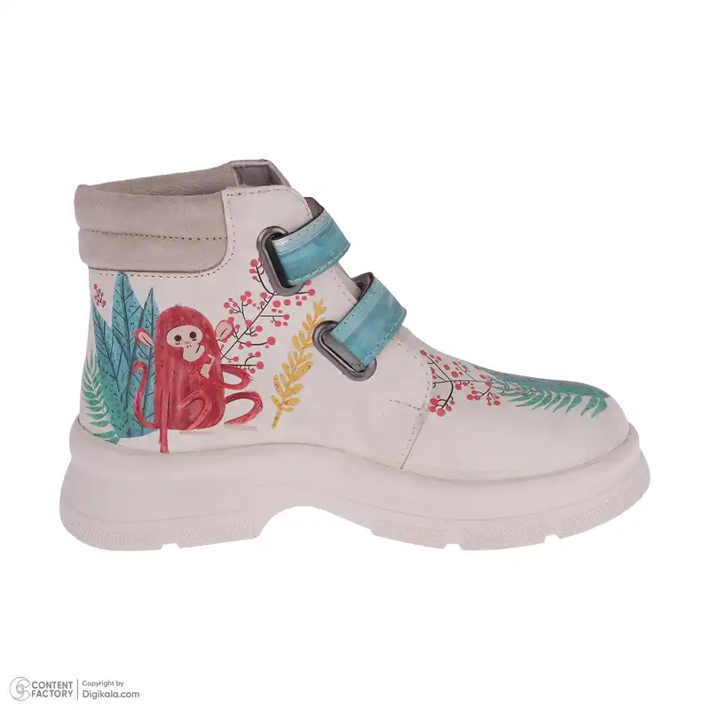 نیم بوت دخترانه دندی مدل dnd-vian10 طرح monkey