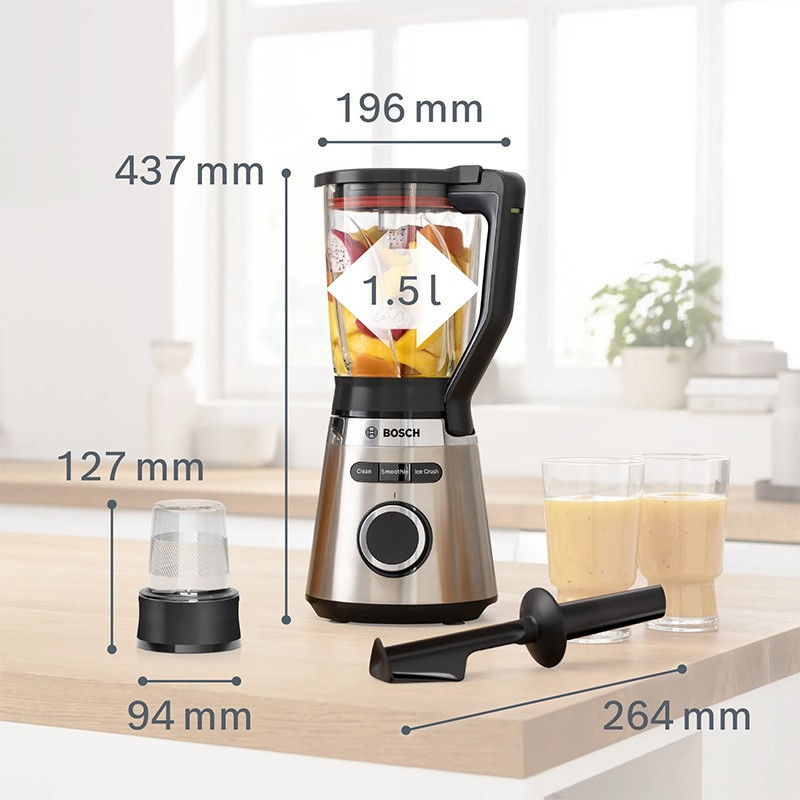 مخلوط کن و آسیاب کن بوش مدل MMB6386M