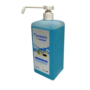 محلول ضدعفونی کننده دست شرکت رضاراد مدل +Dermosept حجم 1000 میلی لیتر