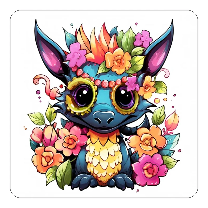 مگنت کاکتی طرح حیوانات رنگی مدل mp25683