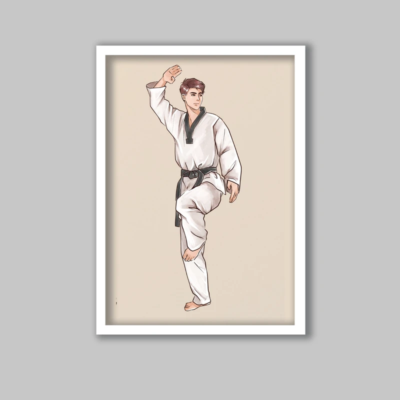 تابلو لیلیان طرح تکواندو کد LA-G10309