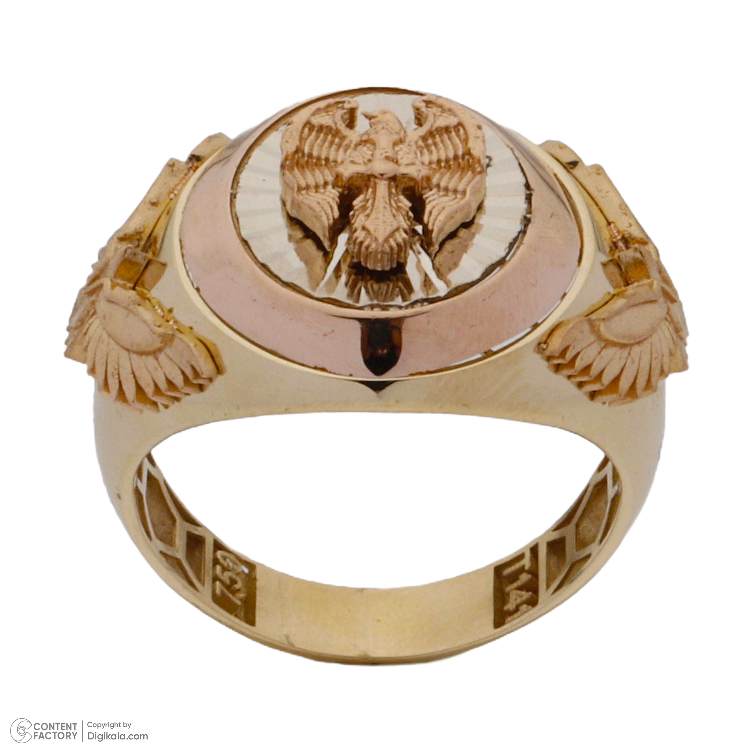 انگشتر طلا 18 عیار مردانه طلای مستجابی مدل 28103 انگشتر طلا 18 عیار مردانه طلای مستجابی مدل 28103