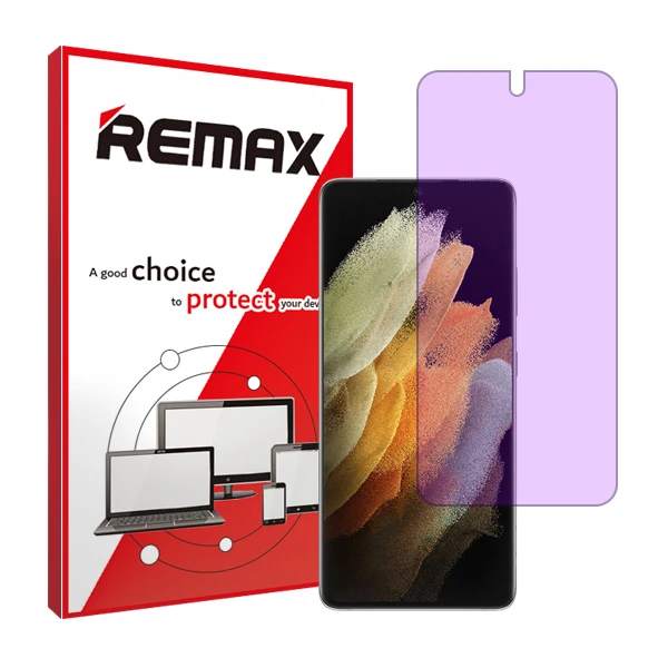محافظ صفحه نمایش ضد اشعه بنفش ریمکس  مدل HyPRL مناسب برای گوشی موبایل سامسونگ Galaxy S21 Ultra