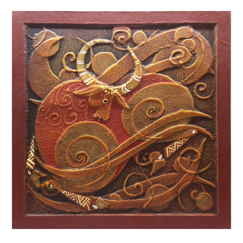 تابلو برجسته مدل ماه تولد اردیبهشت کد M2D1C1