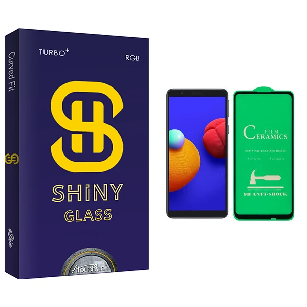 محافظ صفحه نمایش سرامیکی آتوچبو مدل Shiny مناسب برای گوشی موبایل سامسونگ Galaxy A01 Core
