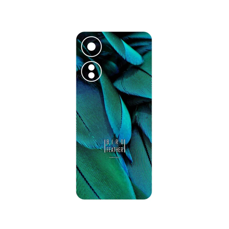 برچسب پوششی ماهوت مدل Green Feather مناسب برای گوشی موبایل آنر X5 Plus