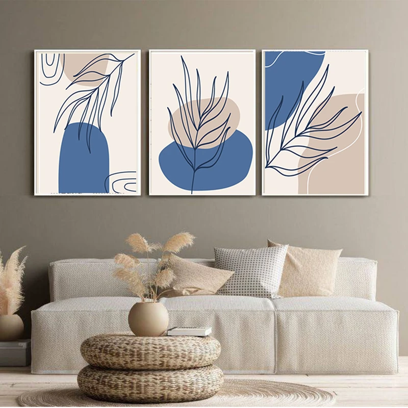 تابلو مدل دکوراتیو مینیمال مدرن کد 113 مجموعه سه عددی