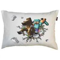 بالش کودک ناریکو مدل پسرانه طرح بازی ماینکرافت کد 01180