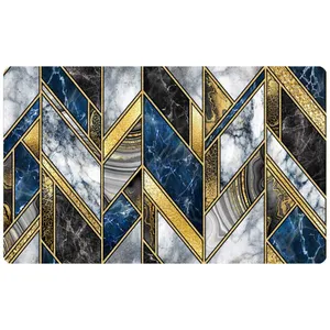 پادری مدل سه لایه رویه مخمل طرح مدرن کد 1262 سایز 75x45 سانتی متر