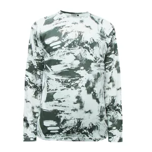 تی شرت آستین بلند مردانه مدل چاپی طرح دار 