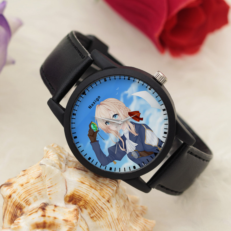 ساعت مچی عقربه ای ناکسیگو مدل Violet Evergarden کد LF13283