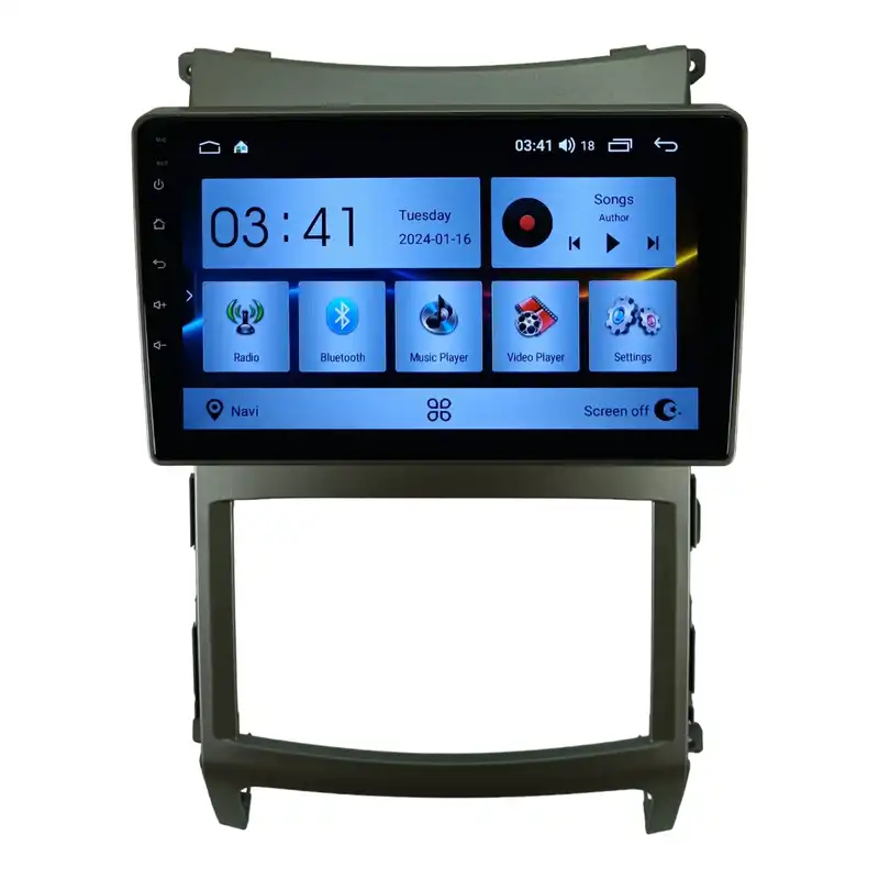 پخش کننده تصویری خودرو مدل اندروید Golden24 مناسب برای هیوندای وراکروز ix55