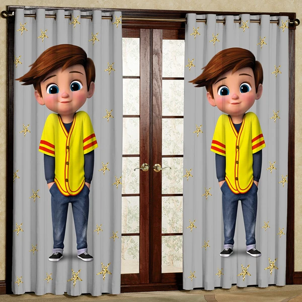 پرده مدل مخمل پانچی کد 7385 سایز 280x140 سانتی متر