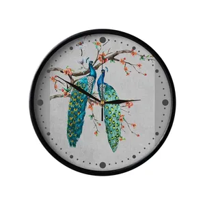 ساعت دیواری مدوپد طرح طاووس‌ها مدل mod00116