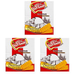 بیسکویت جو با شهد توت ستاک - 180 گرم بسته 3 عددی