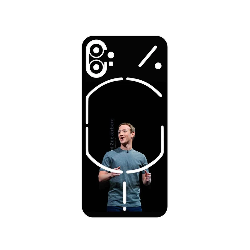 برچسب پوششی ماهوت مدل Mark_Zuckerberg مناسب برای گوشی موبایل ناتینگ Phone 1
