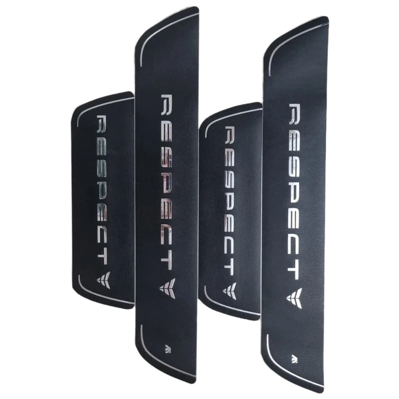 برچسب پارکابی خودرو امیران اسپرت طرح چرم کد 2025068 مناسب برای ریسپکت مجموعه 4 عددی