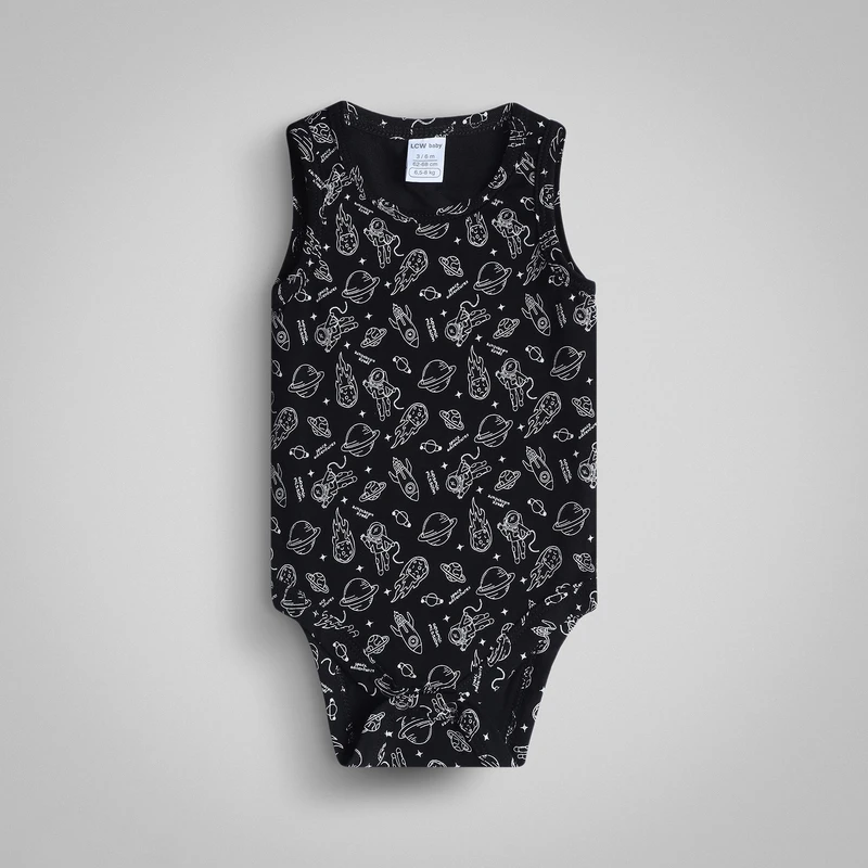 بادی بدون آستین نوزادی ال سی وایکیکی مدل S540254Z1