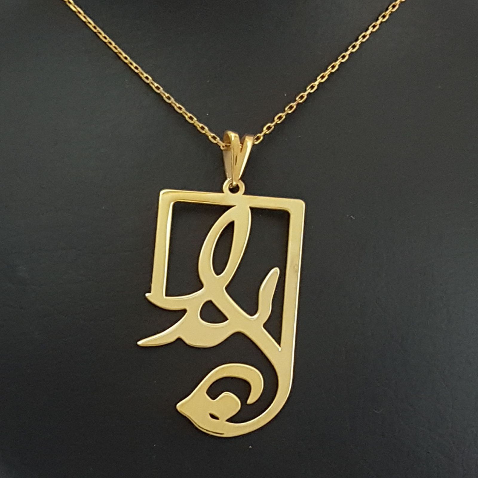 گردنبند نقره زنانه ترمه ۱ طرح لیدا کد mas 00284 -  - 2