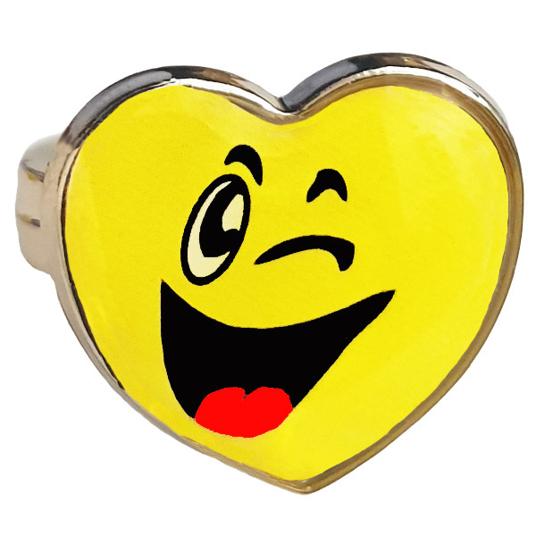 انگشتر دخترانه طرح استیکر کد 049