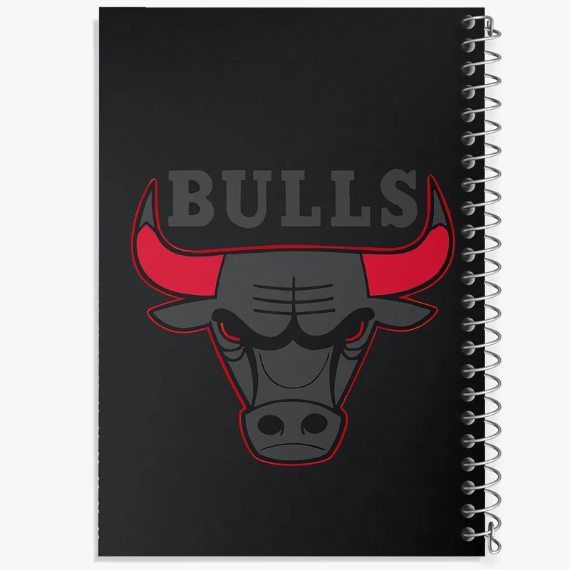 دفتر مشق 100 برگ خندالو طرح شیکاگو بولز (Chicago Bulls) کد F6939