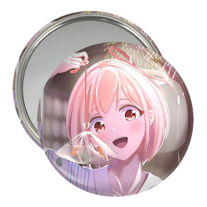 آینه جیبی خندالو مدل چیساتو انیمه لیکوریس ریکویل کد 23024
