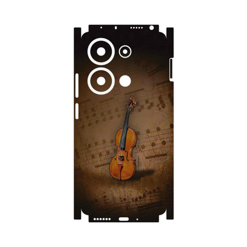 برچسب پوششی ماهوت مدل Violin_Instrument-FullSkin مناسب برای گوشی موبایل شیائومی Poco M6 Pro 4G