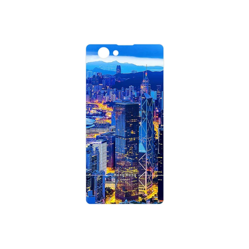 برچسب پوششی ماهوت مدل Hong Kong City مناسب برای گوشی موبایل سونی Xperia Z1 Compact